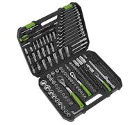 Presa Set 219pc 0.6cm,1cm & 1.3cmSq Drive Walldrive Metrico - Sealey S01212