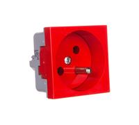 Presa singola 16A 2P+Z rossa QP 45X45 QUADRO QP 45X45_BB