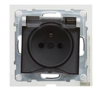 Presa singola in alluminio 2P+Z IP44 16A 250V SUNO 721386