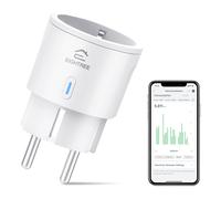 Presa Smart Mini, Presa Wifi(Schuko) Compatibile Con Alexa, Google Home, Presa