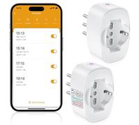 Presa Smart Wifi, Presa Elettrica Intelligente Italiana Tipo L Con Timer, Compat