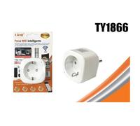 PRESA SPINA SCHUKO ADATTATORE ELETTRICA INTELLIGENTE WIFI 16A 3680 WATT TY1866