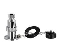 Presa + spina stagna in ottone cromato max 10 A 3 poli