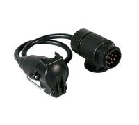 Presa spinotto adattatore 13<->7 poli,con cablaggio per carrelli e rimorchi
