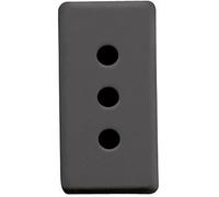 Presa standard italiano Gewiss Top System 2P+T 10 A 250V nero Nero
