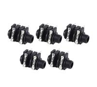 Presa Stereo da 6,35 Mm, Connettore Jack Stereo, Connessione Rapida per Microfono (Presa positiva)