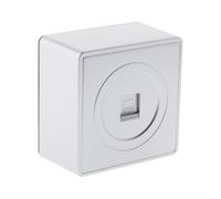 Presa tel RJ45 sporgente argento - gamma Vulco - Zenitech