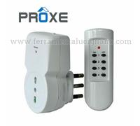 PRESA TELECOMANDATA WIRELESS SENZA FILI CON TELECOMANDO A 4 CANALI PROXE 710001