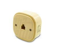 PRESA TELEFONICA MODULARE PLUG 6/4 DA PARETE