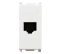 PRESA TELEFONICA RJ11 'PLANA' VIMAR Plug 6/4 - Colore Bianco