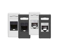 GEWISS GW21243 PRESA FTP CAT5E CONNETTORE RJ45 SYSTEM BLACK