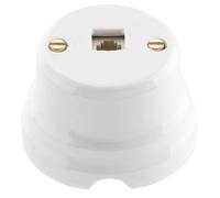 Presa telefono con plug 6/4 porcellana d.70 art. 8506 Le Prolunghe - C'era una v
