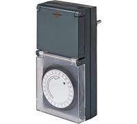 Presa temporizzata Brennenstuhl meccanica MZ 44 IP44 grigio [1506460]