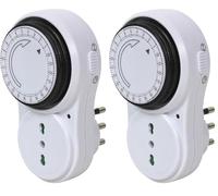 Presa Temporizzata Giornaliera, 230 V (Confezione da 2)