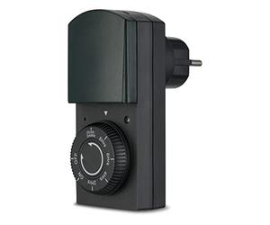 Presa temporizzata REV IP44 - Nero/Verde [0025720502]