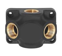 Presa terminale, ingresso G 1/2, connettore 2 x G 1/2, pressione max. 15 bar, temperatura da -10 °C a 50 °C, plastica PA6 GF 30.