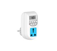 Presa Timer AC220V LCD Regolatore di Temporizzazione Interruttore Timer Programmabile Settimanale 7 Giorni per Lampada Scaldabagno Spina UE