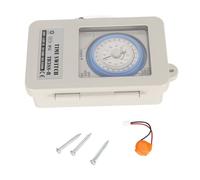 Presa Timer Programmabile Meccanico, Interruttore Orario 100-240V AC, Multi Funzione per Casa e Cucina - Risparmio Energetico, Facile Installazione, Controllo Temporizzato