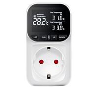 Presa timer Termostato digitale 220v Regolatore di temperatura Presa di corrente con interruttore timer Raffreddamento Riscaldamento Sensore di temperatura(US)