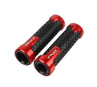 Presa TMAX 560 Manopole Per Manubrio Moto PER TMAX560 TECH MAX ABS T-MAX Tmax 560 2020-2021 22MM Maniglie Bar Grip Ends Cap Plug copertura del manubrio(Red)