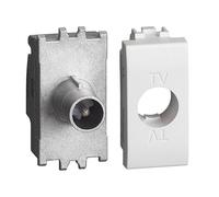 Presa TV coassiale diretta Bticino LivingLight 1 Modulo Bianco N4202DN