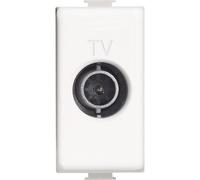 Bticino Presa TV e SAT Matix AM5202P14 passante 14 dB connettore maschio Bianco 1 m