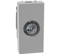 Presa TV coassiale passante Bticino MatixGO 1 modulo grigia JG4202P14