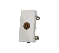 Presa TV Femmina Compatibile con Bticino Axolute (Bianco)