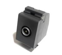 PRESA TV IEC MASCHIO DIRETTA E PASSANTE COPRIFRUTTO COMPATIBILE CON BTICINO (COMPATIBILE LIVING CLASSIC)
