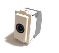 Presa TV IEC Maschio Diretta e Passante Coprifrutto | Compatibile con BTicino, Compatibile Magic