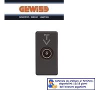 PRESA TV PASS.ATT.10DB C.M.9,5MM SY/BK