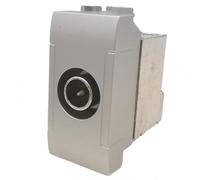 PRESA TV PASSANTE ART COMPATIBILE LIVING ALLUMINIO ART-A-MAP834A MAPAM