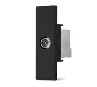 PRESA TV PASSANTE SERIE ZEN NERA MAPN234x-MAPN234N MAPAM