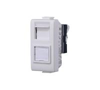 Presa tv, presa sat, presa di rete CAT5/CAT6, Presa tv RJ11 compatibile con Bticino Matix (RJ45 - CAT5E, 1)
