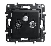 Presa TV R-SAT nero 1,5 dB Niloe Step da incasso