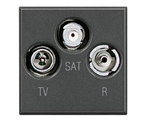 Presa TV/RD/SAT derivata colore antracite B-Ticino Axolute modello HS4210D