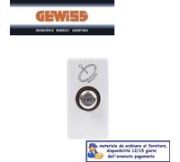 PRESA TV/SAT CONNETTORE F GEWISS SYSTEM WHITE GW20391