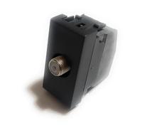 PRESA TV SAT F COPRIFRUTTO COMPATIBILE CON LEGRAND (COMPATIBILE VELA SCURA)