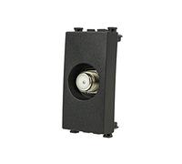 Presa TV SAT Satellitare Tipo F Nero Compatibile Con Vimar Arke