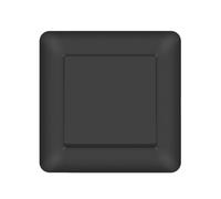 Presa UE singola e doppia 220 V 16 A nero PC pannello interruttore luce parete USB spine standard per la casa (1 gang 2 vie)