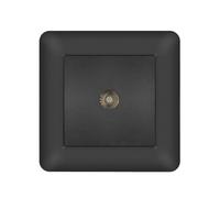 Presa UE Singola e Doppia 220 V 16A Nero PC Pannello Luce Interruttori Parete USB Spine Standard per Casa (TV)