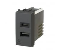 Presa Usb 3.0A Per Bt Livinglight Antracite ( 4 BOX cod. 4B.L.USB.30 )