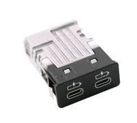 Presa USB ausiliaria Compatibile Con BMW Per X4 Per M8 Per X1 Per 6-Series GT 84108711938 Console Centrale Presa USB Tipo C Posteriore Doppia Porta