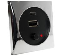 Presa USB cromata 5 V - 1 PZ - 14.494.03 - 1449403