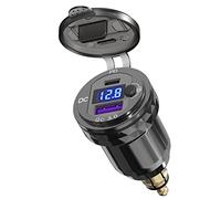 Presa USB DIN Hella Adattatore per BMW Moto: PD 20W USB C Caricatore 12V Impermeabile Alluminio EU Tipo C Connettore USB QC3.0 Presa di bordo per iPhone DC 12-24V Europea Ducati Triumph BMW