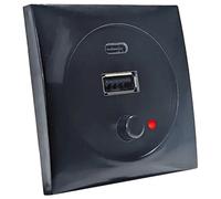 Presa USB nera 12/24 V - 1 PZ - 14.494.11 - 1449411
