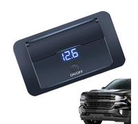 Presa USB per Campeggio Car | Presa accendisigari USB 76W 3 porte per Veicolo | Pannello di Ricarica senza foratura per Veicoli Camping-Cars Barche e Camion