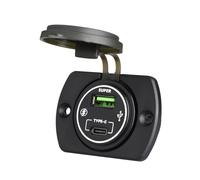 Presa Veicolo 66W PD+.0 Doppia USB con Montaggio a Pannello e LED per Aut