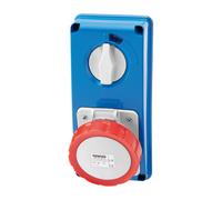 Presa Verticale Interbloccata Gewiss GW66308 Senza Fondo IP67 3P+T 16A 400V