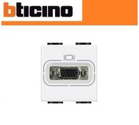 PRESA VIDEO HD15 BTICINO LIVING LIGHT N4282 BIANCO